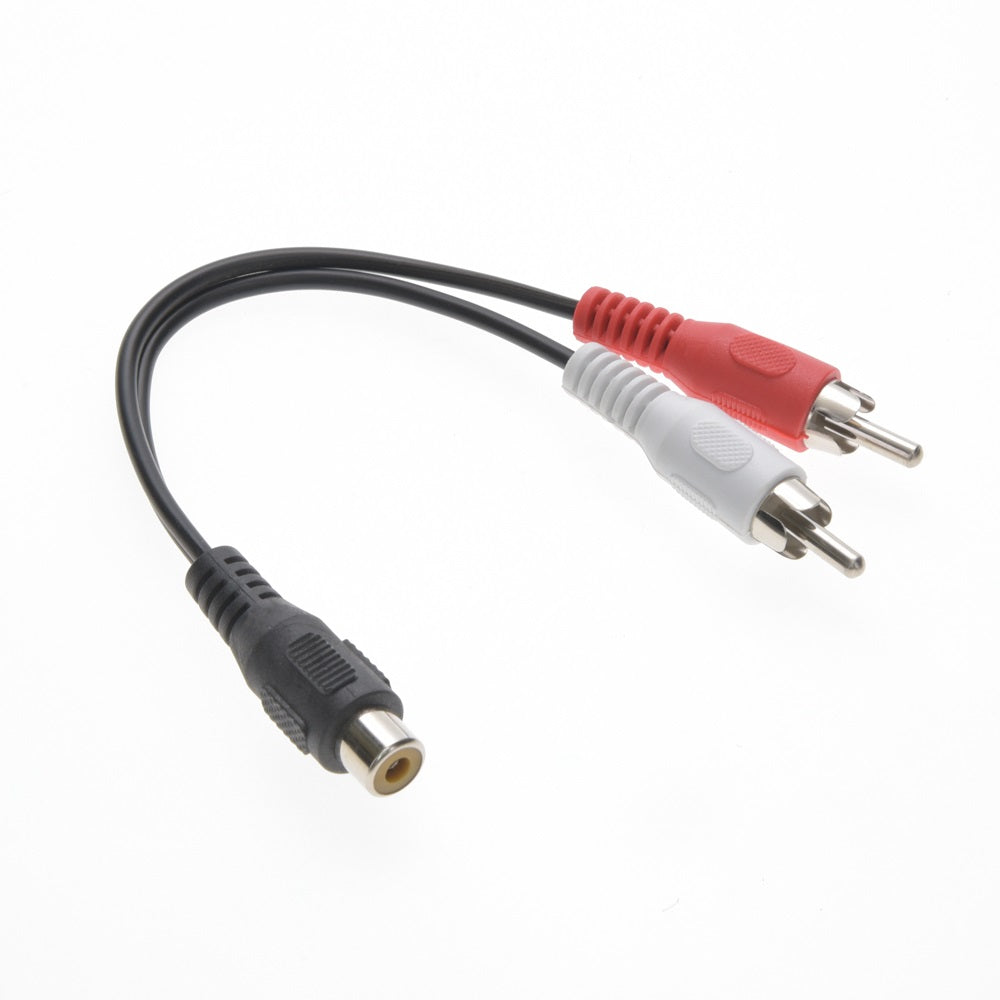 6inch RCA-Female to RCA-Male x2 6inch RCA-Female to RCA-Male x2